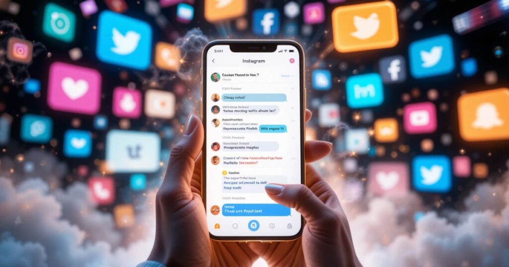 Instagram DM features 2025, scheduling and translation on phone, music sticker in chat.