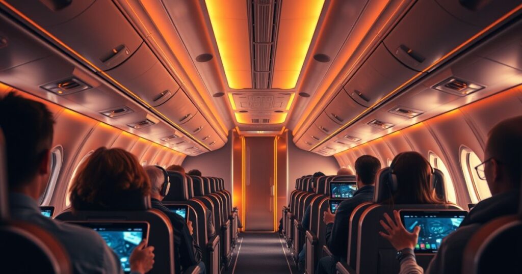 Starlink Wi-Fi flight impact 2025, in-flight streaming and work, United Airlines tech upgrade.
